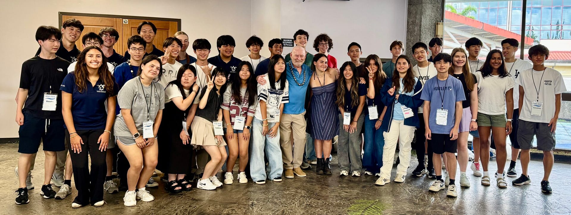 HISE group photo 2025 2025 HISE program student group.